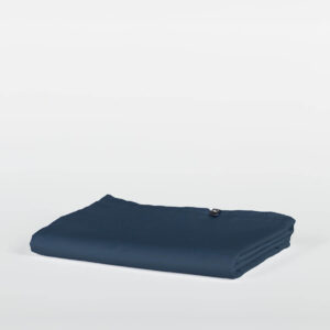 PURE-laken van puur katoen - gedempt marineblauw